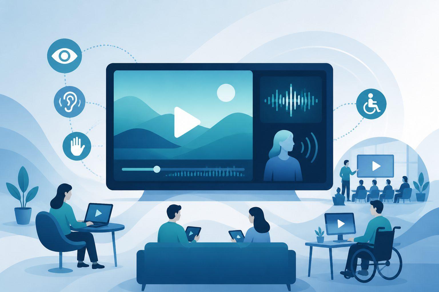 Don’t forget the audio descriptions for your videos