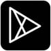Google Play icon in black and white