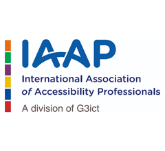 Logo for International Association of Accessibility Professionals (IAAP)