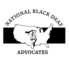 Logo for National Black Deaf Advocates