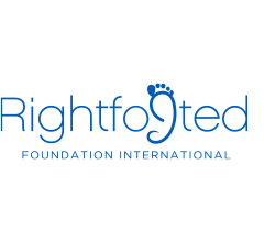 Logo for Rightfooted Foundation