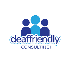 Logo for deaffriendly CONSULTING