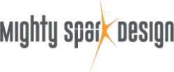 Logo for Mighty Spark Design